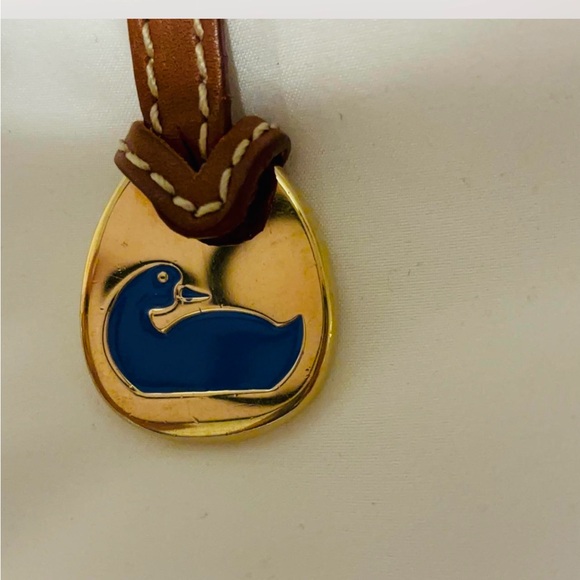 Dooney & Bourke Blue and Brown Monogram Bag - Picture 7 of 7